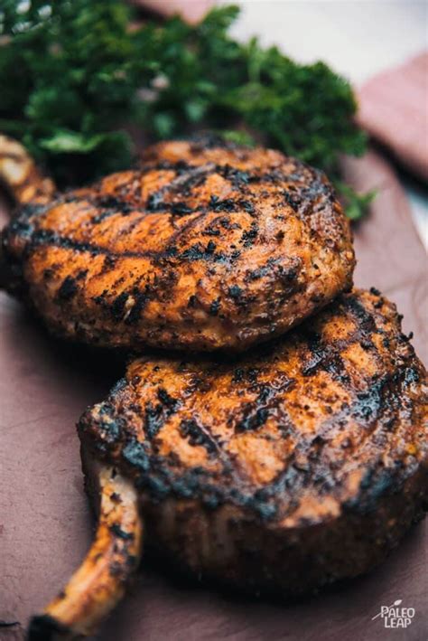 Grilled Cajun Pork Chops Recipe | Paleo Leap