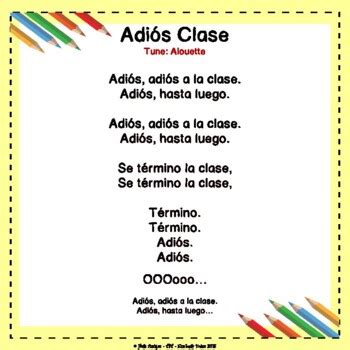 Adios Spanish