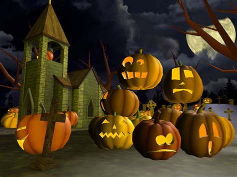 3D Scary Halloween: The coming night is the Halloween! The Scary Halloween!