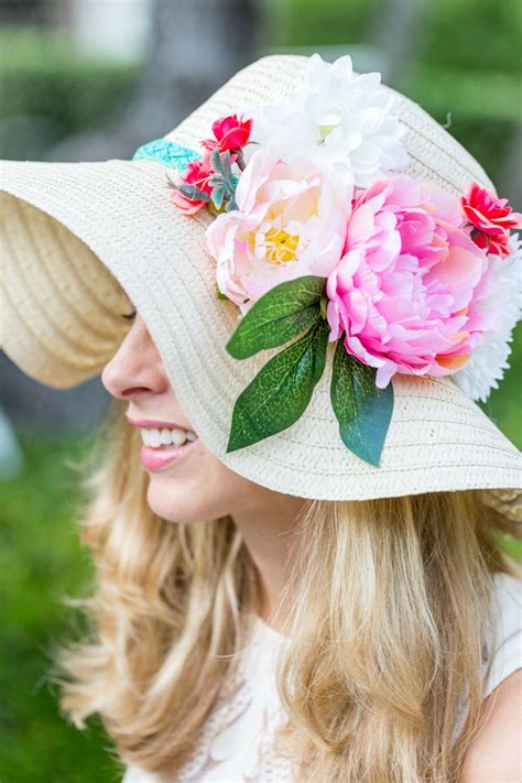 DIY Kentucky Derby Floral Hat | Design Improvised