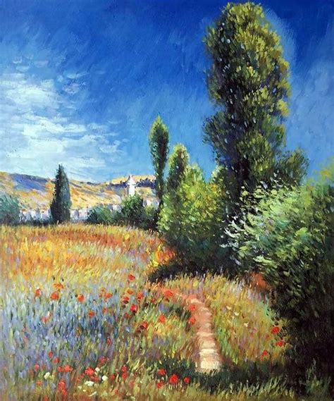 Claude Monet - Landscape on the Ile Saint-Martin, 1881 ...