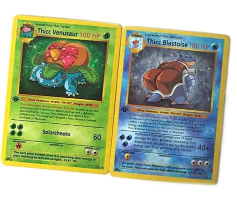 Thicc Pokemon Cards