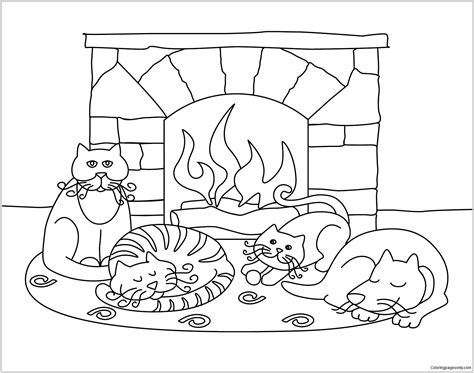 Printable Winter Animals Coloring Pages - Portal Tribun