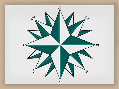 How to Draw a Compass Rose: 12 Steps (with Pictures) - wikiHow