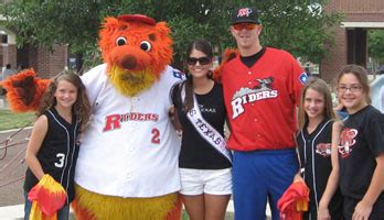 Frisco RoughRiders Players Support the Frisco Miracle League