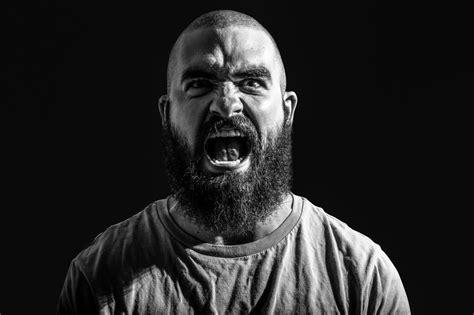 Free Stock Photo of Photo of a bearded man screaming | Download Free Images and Free Illustrations