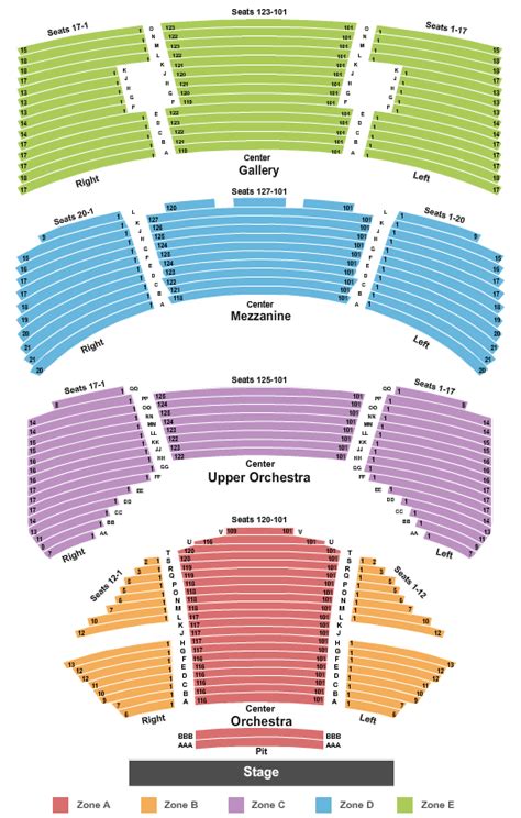 Sarofim Hall - Hobby Center Seating Chart - Houston