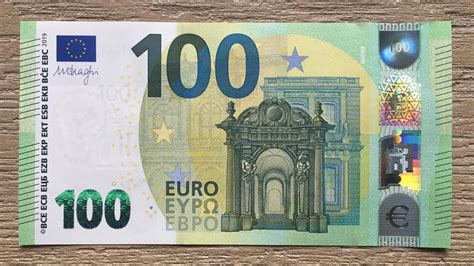 100 euro banknote 2019 UNC P-24u Prefix-UB FRANCE Sign Draghi LAW NUMBER 666 | eBay