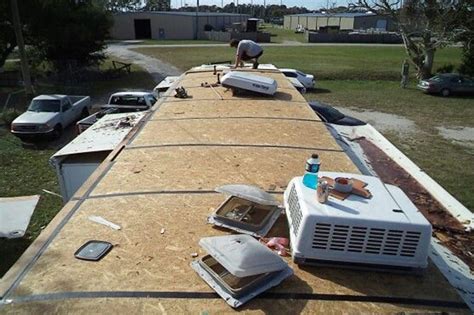 How To Reroof An RV: A DIY Guide - Bayside RV | Camper repair, Rv roof repair, Roof repair diy