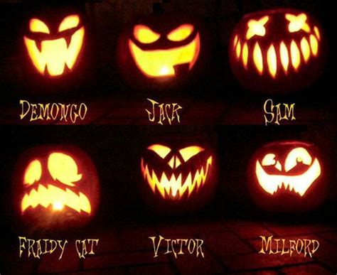 Jack O Lantern Faces Easy Faces