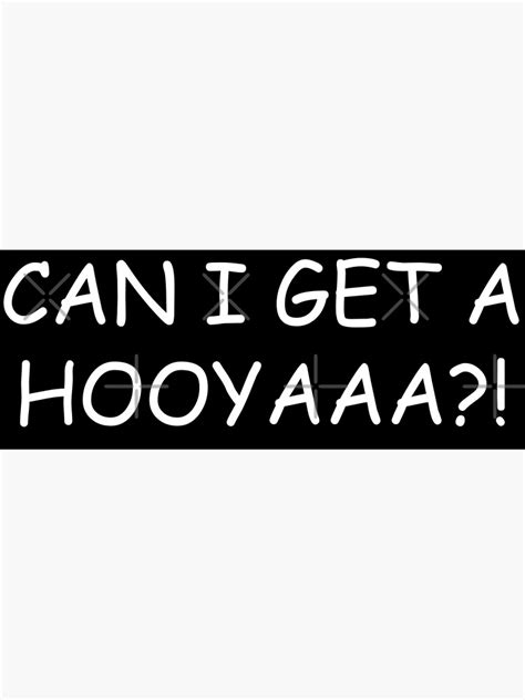 "Can I Get a Hoya - Meme" Poster for Sale by Ondrisu | Redbubble