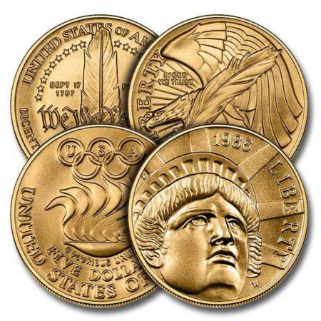 $5 US Mint Commemorative Gold Coin - Hero Bullion