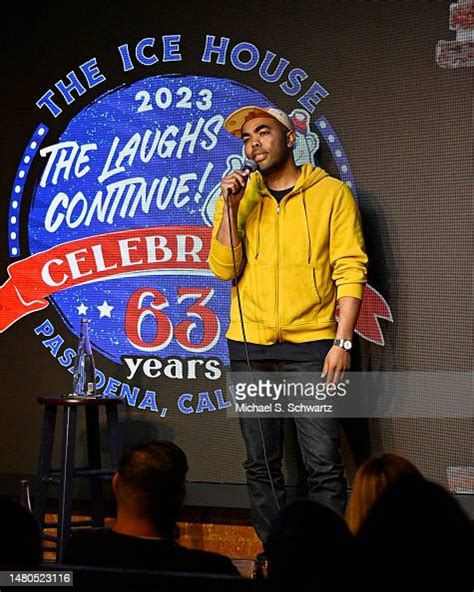 Comedian Mal Hall performs at The Ice House Comedy Club on April 06,... News Photo - Getty Images