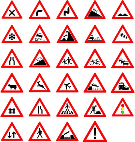 Traffic Street Road Signs Clip Art at Clker.com - vector clip art online, royalty free & public ...