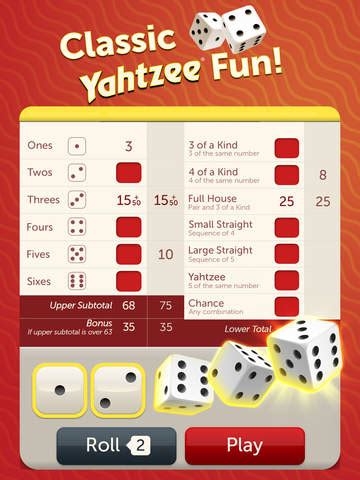 New Multiplayer Yahtzee App for iOS and Android - April 2015