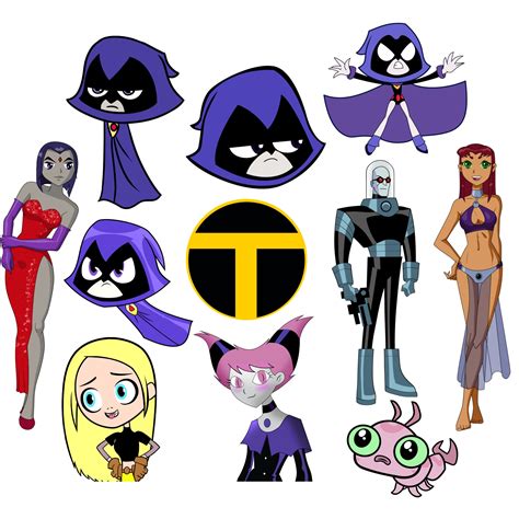 Teen Titans Go Png Bundle Cartoon Characters Animated - Etsy