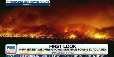 Raging wildfire growing in New Jersey, multiple towns have been ...