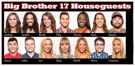 “Big Brother 17” Cast Announced! - San Francisco News