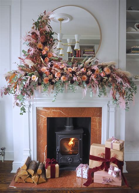 Christmas Fireplace Mantel Garland Ideas — MELANIE LISSACK INTERIORS