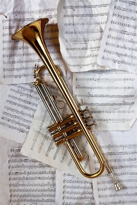 Trumpet and sheet music | Music aesthetic, Jazz band, Instruments