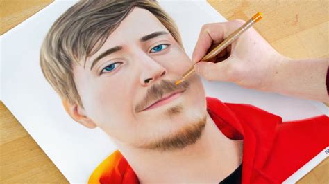 Drawing MrBeast - YouTube