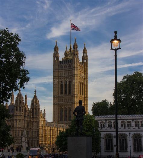 Parliament Building in London Editorial Stock Image - Image of building ...