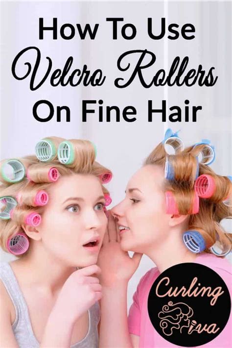 How to Use Velcro Rollers on Fine Hair – Curling Diva