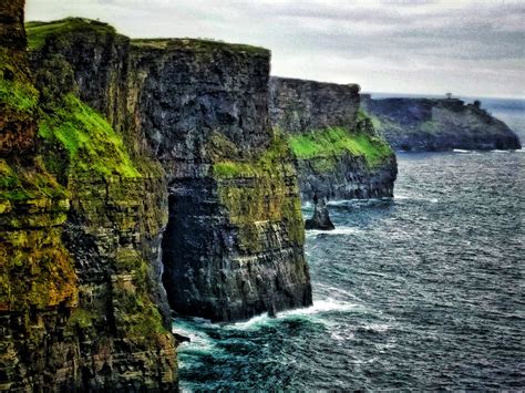 Cliffs of Moher and the cave from Harry Potter and the Half-Blood Prince movie, Co. Clare ...