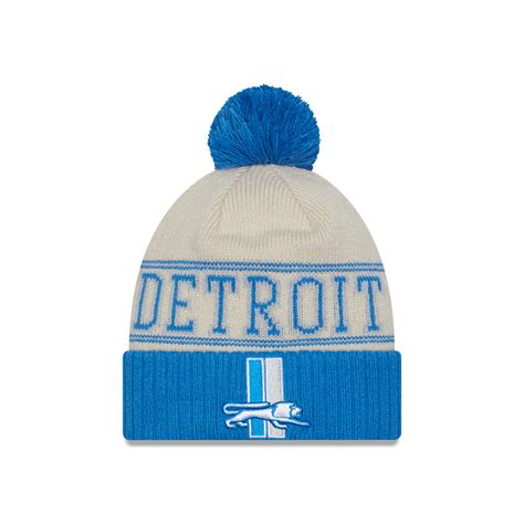 Detroit Lions Throwback Knit Hat - Vintage Detroit Collection