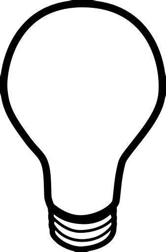 SVG > electric light lightbulb bulb - Free SVG Image & Icon. | SVG Silh
