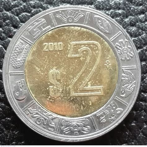 2 Pesos 2010, United Mexican States (2001-present) - Mexico - Coin - 42684