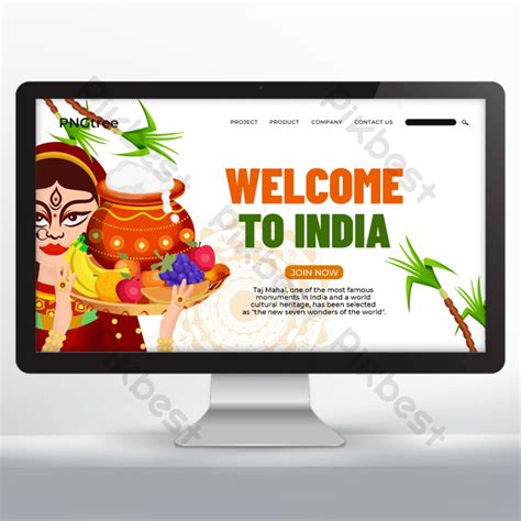 Welcome to India Tourism Promotion Homepage | Backgrounds PSD Free Download - Pikbest