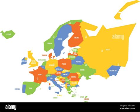 Europe Map Simplified