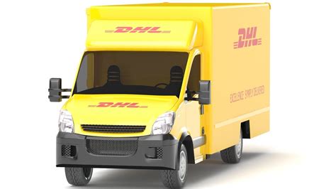 DHL Truck 3D model | CGTrader