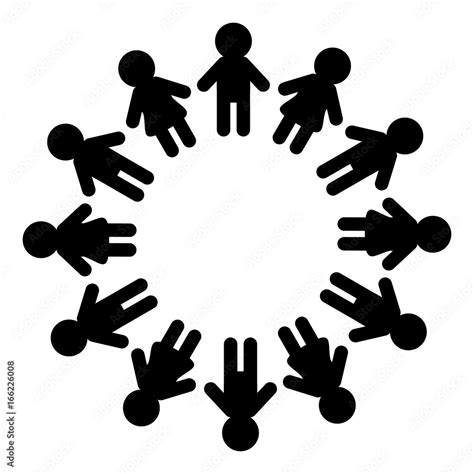 Man and woman pictogram icon sign. People round circle. Timework ...