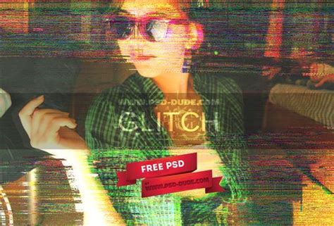 Free VHS Glitch Texture Overlays for Photoshop | PSDDude