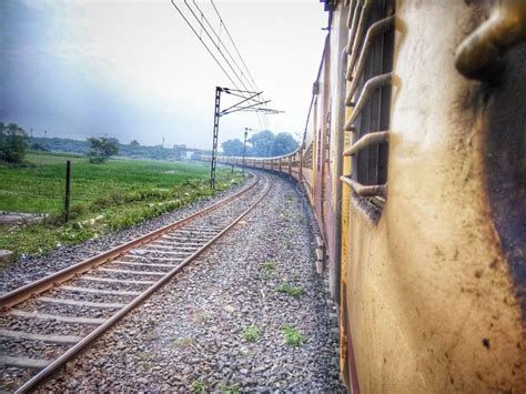 Journey in indian train stock image. Image of morning - 163799709