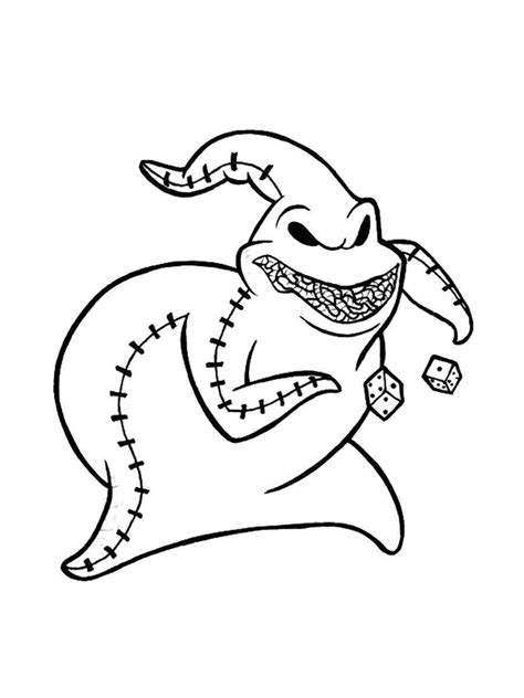 Oogie Boogie coloring pages