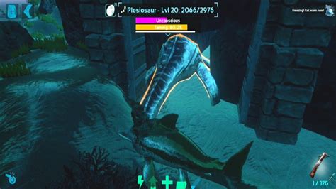 Ark Mobile Easy Plesiosaur Trapping & Taming In The Underwater Caves ...