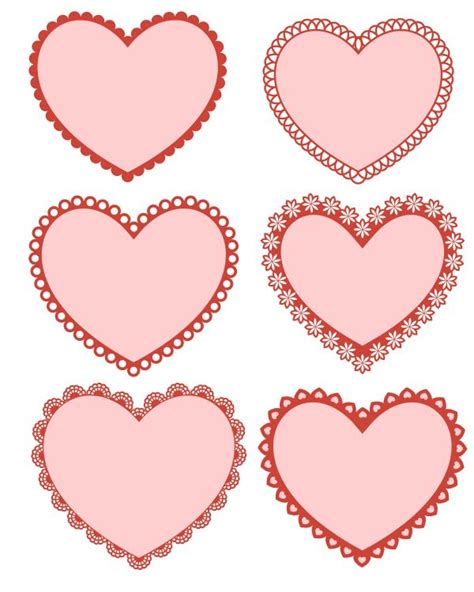 Free Printable Valentine Hearts - Mama Likes This