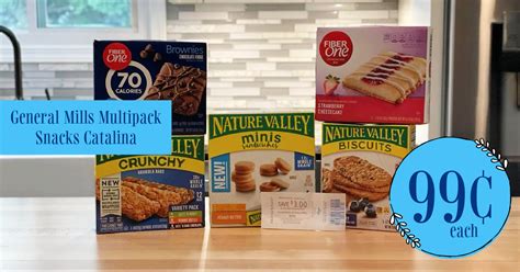 General Mills Snacks Catalina | Fiber One and Nature Valley Bars as low as $0.99 each at Kroger ...