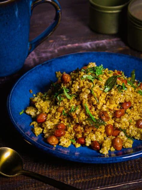 Lemony Foxtail Millet Salad - My Dainty Soul Curry