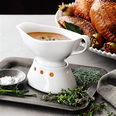 Gravy Boat with Warming Base Thanksgiving Entree, Thanksgiving Servings ...