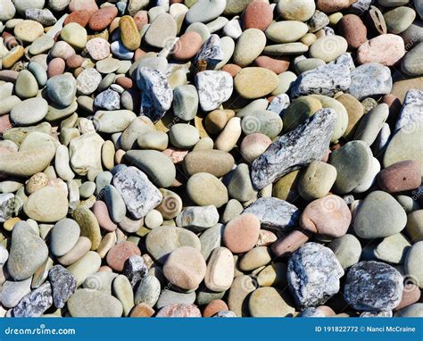 Lake Ontario Southern Shoreline of Rocks and Pebbles Stock Photo - Image of copyspace, geology ...