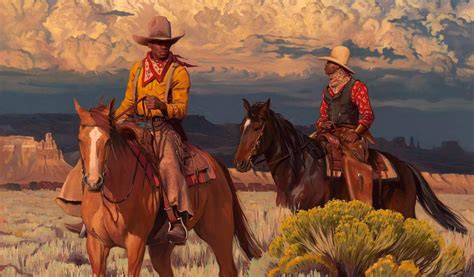 Artist diversifying Western art with Black cowboy painting donated to Briscoe Western Art Museum