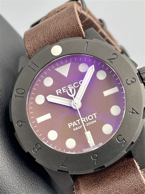 RESCO PATRIOT GENERATION 1 Rare Brown Dial 42MM NAVY SEALS SWISS ...