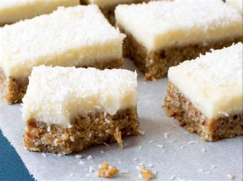 Lemon & Coconut Slice by Thermo Nutritionist. A Thermomix ® recipe in the category Baking ...