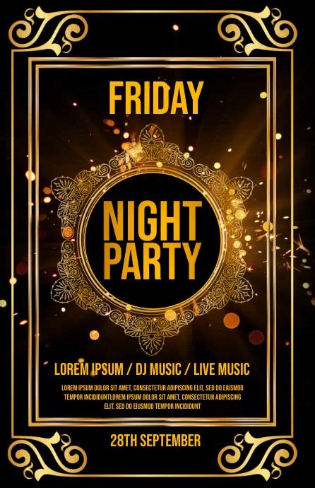 friday night party Template | PosterMyWall