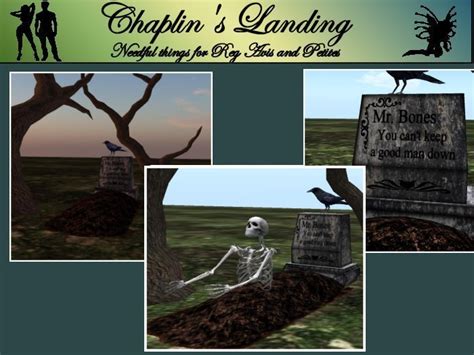 Second Life Marketplace - Bones Grave