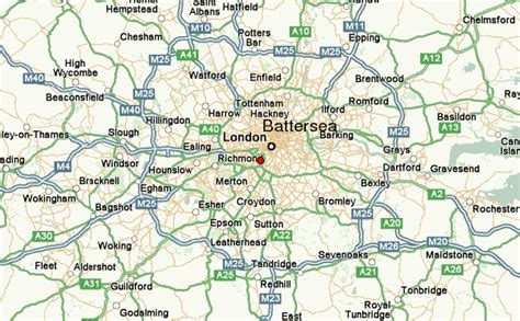 Battersea Park Station Map